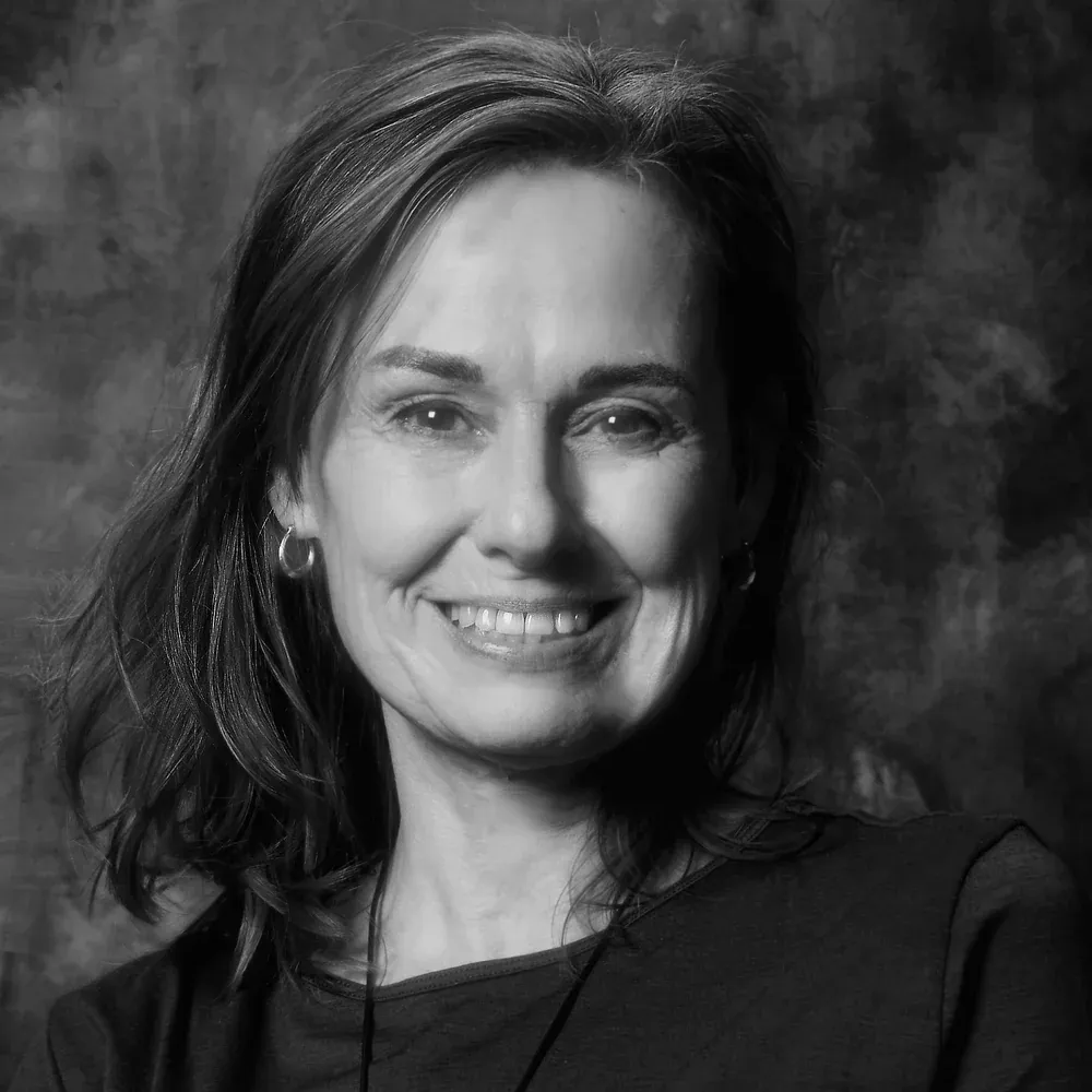 Tracee Greaves-Cohen, black-and-white portrait